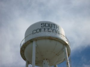 Water Tower in South Coffeyville, Oklahoma