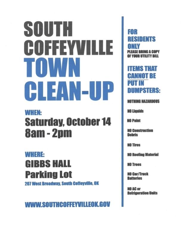 Official Website of Town of South Coffeyville, Oklahoma